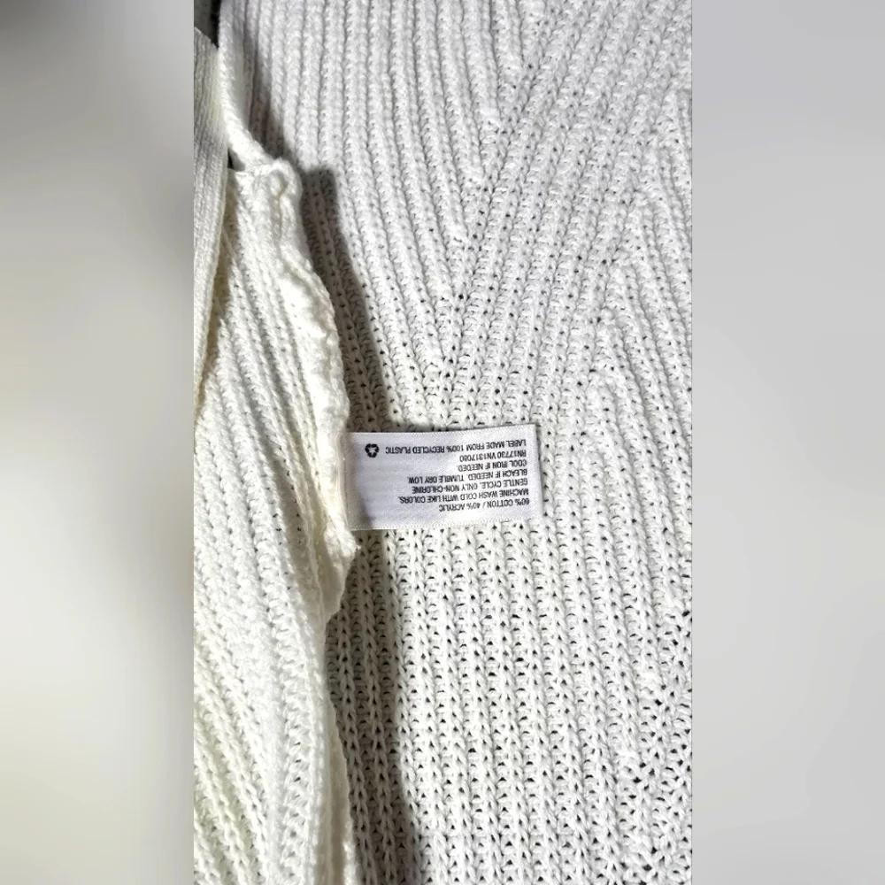 A New Day Women's Cream Sweater Cardigan